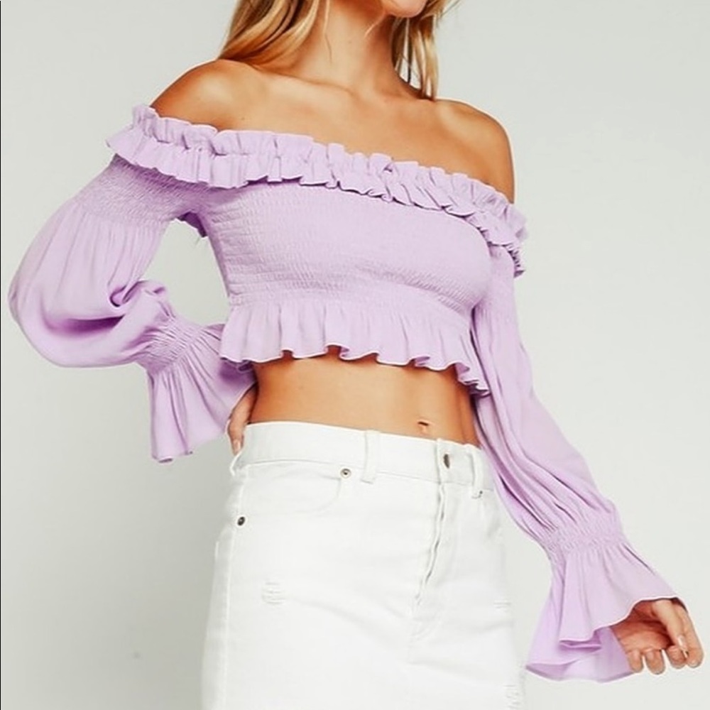 Smocked Crop Top